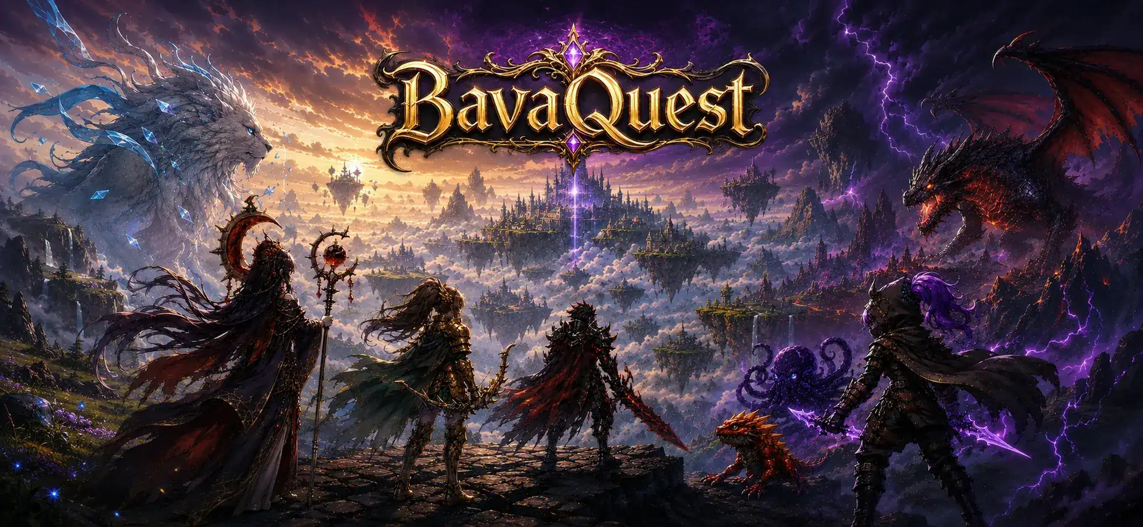 BavaQuest — opening artwork from the game