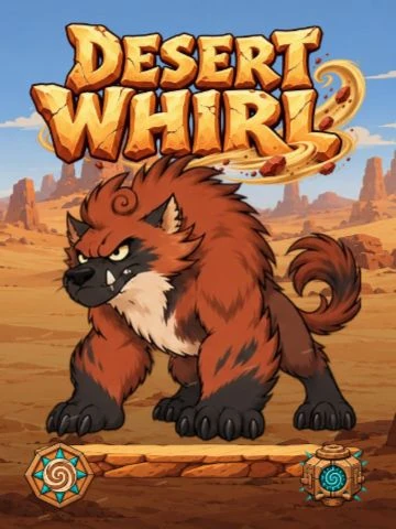 Desert Whirl — feral desert beast and sandstorm